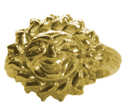 Children's Gold Plated Ring - Anglo-Saxon & Norman - Sun in Splendour