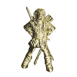 Gold Plated Pewter Pendant - Robin Hood