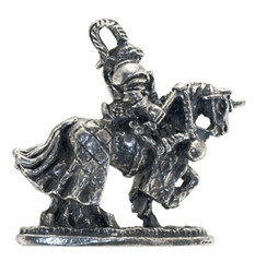 Pewter Figure - Medieval - Flail Jousting Knight