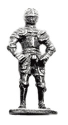 Pewter Figure - Tudor - Henry VIII in Armour