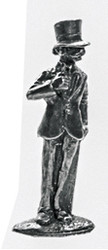 Pewter Figure - Victorian - Gentleman