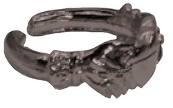 Children's Pewter Ring - Victorian - Friendship