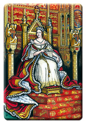 Flexible Rectangular Magnets - Victorian - Victoria's Coronation
