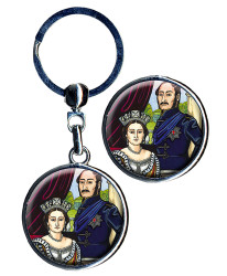 Double-sided Keyring - Victorian - Victoria and Albert