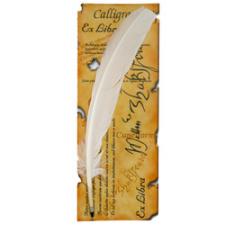 Writing Feather Quills - Shakespeare Packaging Ballpoint Pen - Pack of 48