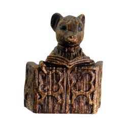 Church Mice - Preaching Mouse -  Dark Wood