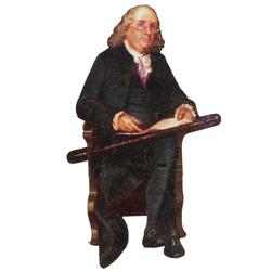 Cutout Magnets - American Revolution - Benjamin Franklin