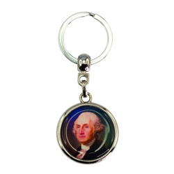 Double-sided Keyrings - American Revolution - George Washington Side