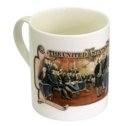Mug - American Revolution - Signing The Declaration of Independence - Side 1