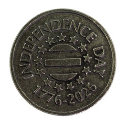 Independence Day Coin Dark - Front Side
