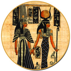 Coaster - Egyptian - Isis & Nefertiti
