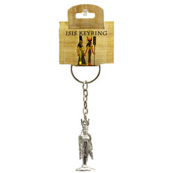Pewter Keyring - Egyptian - Isis - Packaging