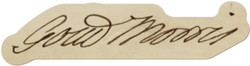 Adhesive Stickers - American Revolution - Gouv Morris Signature
