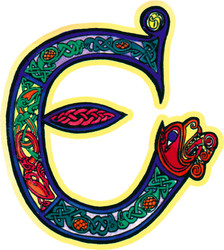 Cutout Magnets - Celtic - "E"
