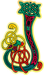 Cutout Magnets - Celtic - "J"