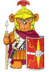 Cutout Magnets - Roman - Roman Bear