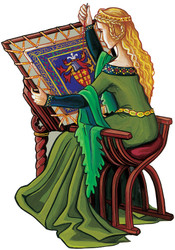 Cutout Magnets - Medieval - Tapestry