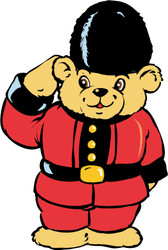 Cutout Magnets - Bear - Guard Bear