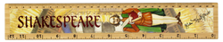 Wooden Ruler - Shakespeare