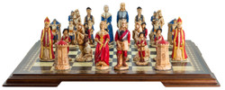 English Civil War - Hand Painted Chess Set