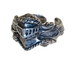 Children's Pewter Ring - Medieval - Knights Helmet