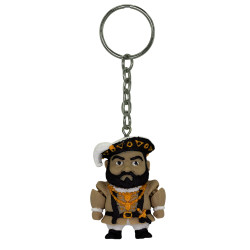 WigglyThingz - Henry VIII Keyring in Full Colour PLA