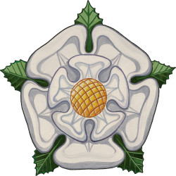Cutout Magnets - Tudor - White Rose of York