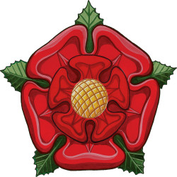 Cutout Magnet - Tudor - Red Rose of Lancaster