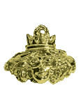 Gold Plated Pewter Pendant - Tudor - Princess