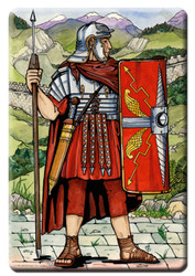 Flexible Rectangular Magnet - Roman - Legionnaire