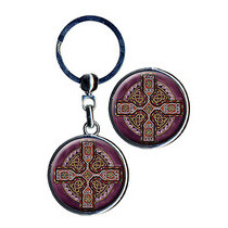 Double-sided Keyring - Celtic - Celtic Cross