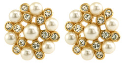Elizabethan faux pearl earrings