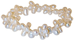 Cluster pearl bracelet - mixed colours