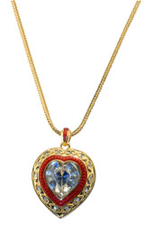 Elizabeth Taylor heart necklace