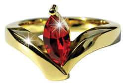 Oval Ruby Ring