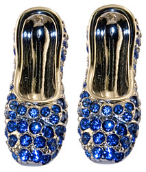 Wizard of OZ Dorothy Earrings Sapphire