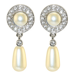 Queen Elizabeth II's Jubilee pearl drop post earrings