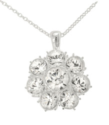 Queen Elizabeth II floret pendant