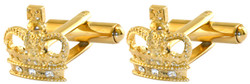 Jubilee crown cufflinks