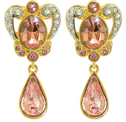 Princess Margaret Rose ornate earrings