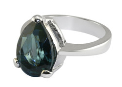 Queen Collet drop Sapphire Crystal ring
