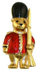 Guardsman Teddy brooch