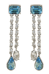 Durbar Aquamarine Earrings