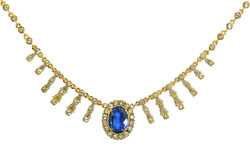 Empress Josephine of France sapphire crystal necklace