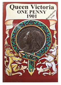 Reproduction Coin - Victorian - Penny - Packaged Reproduction Coin - Victorian - Penny - Packaged