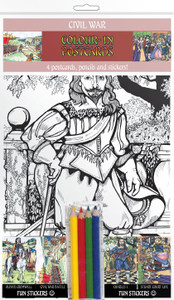 Colour-in Postcards - English Civil War