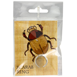Children's Pewter Ring - Egyptian - Scarab Packaging Children's Pewter Ring - Egyptian - Scarab Packaging