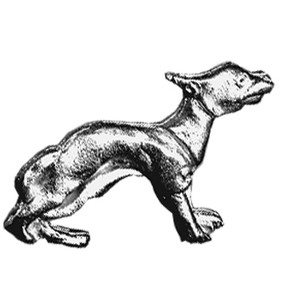 Pewter Badgepins - Celtic - Dog Pewter Badgepins - Celtic - Dog