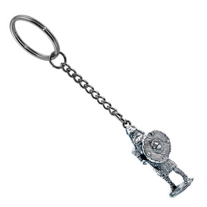 Pewter Keyring -  Viking - Warrior