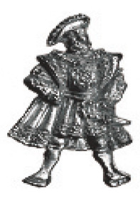 Pewter Pendant - Tudor - Henry VIII Pewter Pendant - Tudor - Henry VIII